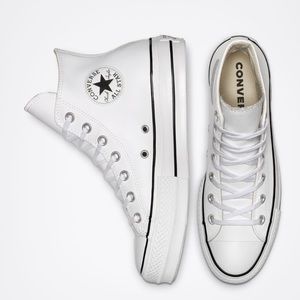 Converse All Star Platform Clean Leather High Top